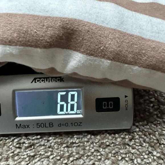 Old Navy Tan and White Striped Tee - Picture 10 of 11